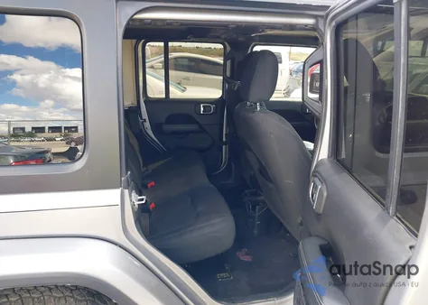 2020 Jeep Wrangler Unlimited Sahara z USA, uszkodzony, nr VIN 1C4HJXEN5LW235234